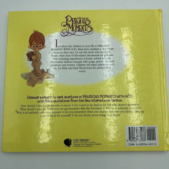 Vintage Precious Moments My Precious Moments with God Children's Book - Picture 4 of 7